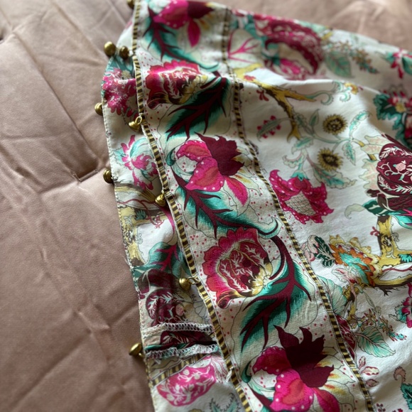 💥ULTRA RARE Anthropologie Plenty Tracy Reese Dress Size 12 floral spring - Picture 15 of 16